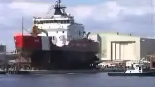 Спуск кораблей со стапелей Descent ships from stocks mp4