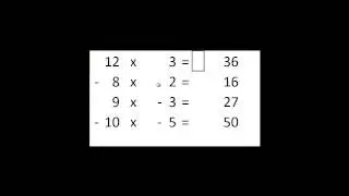 Multiply and Divide Positive and Negative Numbers