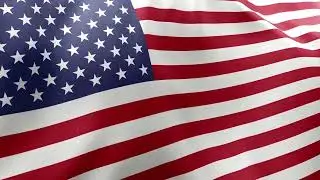 United States of America - USA Flag loop - 4th Of July