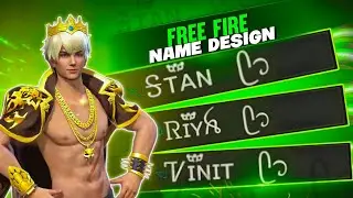 free fire tranding name design | How to make stylish name free fire | free fire stylish name design