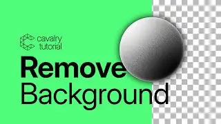 How to Export Transparent Video in Cavalry App