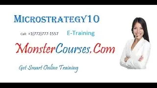 Microstrategy Cubes and Intelligence cubes, Microstrategy Training Video