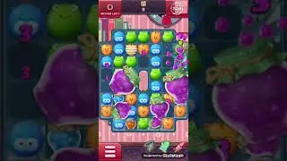 match 3 - simple chip animation slow motion