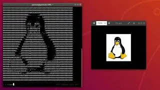 How to create a ASCII-Art image from a jpg in Linux