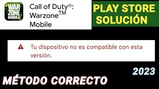 como instalar Warzone mobile Tu dispositivo no es compatible con esta versión Warzone mobile
