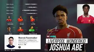 Joshua Abe (Liverpool) FC26 Face by Beerza Facemaker