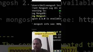 Mongosh command to connect with particular db