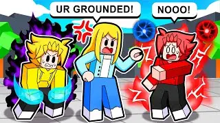My Little Brother Cheated In a 1v1 in Roblox Saitama Battlegrounds, So I Called His MOM!