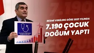 Resmi verilere göre 2021 yılında 7.190 çocuk doğum yaptı!