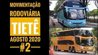 Movimentação Rodoviária Tietê - Aguiar Locação e Águia Flex | Agosto 2020 PARTE 2