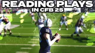 Former NFL QB teaches you HOW TO READ PLAYS in CFB 25💡