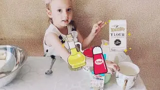 Ариша готовит пиццу 😋