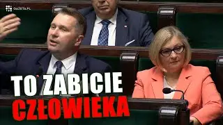 Wykład Czarnka w Sejmie. 