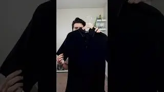 Smart Casual All Black Outfit For Skinny Guys 