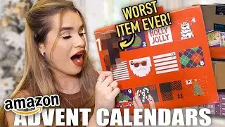 I Bought the WEIRDEST ADVENT CALENDARS on Amazon...