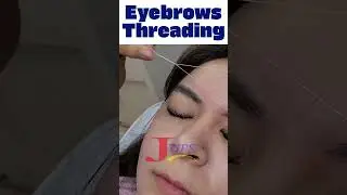 Eyebrows threading❤️ #skincaresalon #beautyparlourcourse #eyebrows #threading #skincare #viralshort