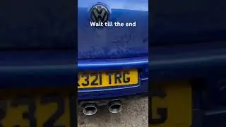 Finishing off the R32 Turbo Exhaust today. #mk5r32 #vwgolfr32 #golfr32 #vwgolfmk5 #shorts