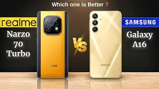 Realme Narzo 70 Turbo vs Samsung Galaxy A16 : Full Comparison⚡Which One Is Better?