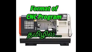 Format of CNC Program in #tamil #cnc #machine