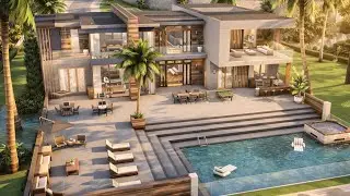 DEL SOL VALLEY MODERN MANSION 🏡 The Sims 4 Speed Build | No CC