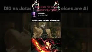 Dio Vs Jotaro But there voices are Ai