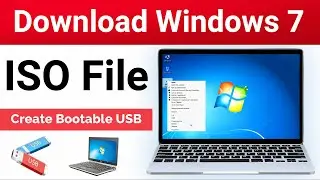 How to Download Windows 7 ISO File | Windows 7 ISO Disk Image all Edition ⚡Create Win 7 Bootable USB