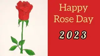 Happy Rose Day Art 2023 #art #drawing #class_of_arts