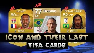 FC 24 ICONS AND THEIR LAST FIFA CARDS