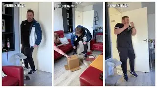 Fake mouse prank on my Boyfriend (The slow mo's are hilarious!) #funny #prank