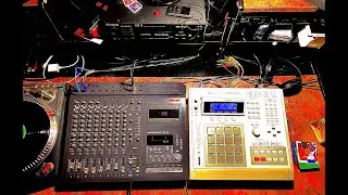 MPC 3000 & Tascam 488 mk ii/ Hip Hop live beatmaking session.