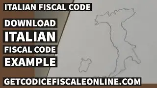 Italian Fiscal Code Example - download