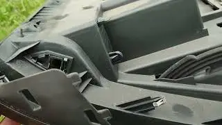 Снять бардачок Мурано z 51. Поменять салонный фильтр Мурано