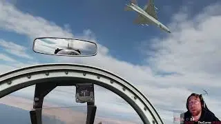 Intense Sabre vs MiG-21 turnfight with Zach (stream highlight 4 JUL 22)