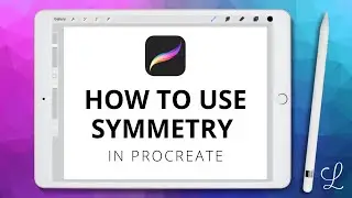 Mirror Lettering in Procreate (Symmetry Tool Tutorial) 
