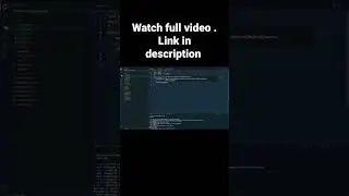 https://youtu.be/-2zq4wUv8Gg