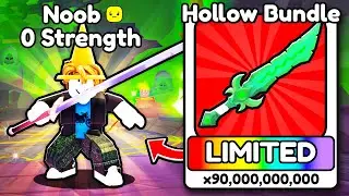 I Beat The Temple of Abyss with OP HOLLOW BUNDLE in Roblox Pull a Sword!
