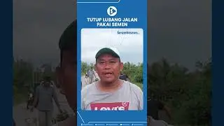 Tutup Lubang Jalan Pakai Semen