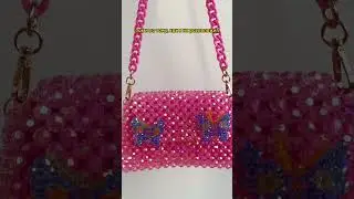 The full video of how to make this beaded bag is on my channel 🥰 