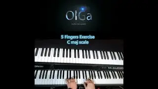 5 Fingers Exercise for Piano & Keyboards - Finger Strength