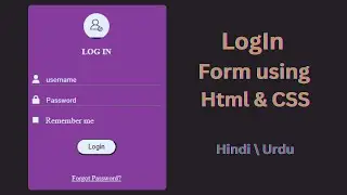 login-page in Html and CSS