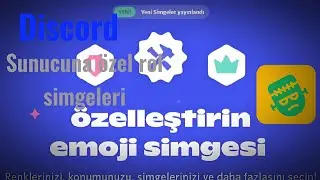 Discord Sunucunuza özel rol simgeleri yapmak.