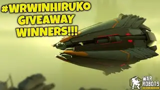 HIRUKO DRONE GIVEAWAY WINNERS IN WAR ROBOTS!!! 