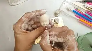 How to make different faces for dolls using one mold.