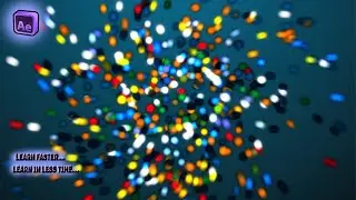 Create particle logo Animation In After Effects Without plugins