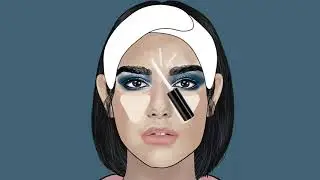 Dua Lipa Makeup Animation