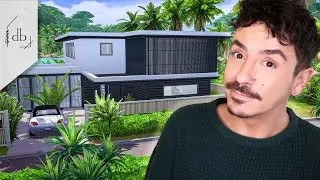 Building a MIAMI HOUSE Using GOOGLE EARTH | The Sims 4