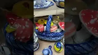 Гжель ягодки грибочки…