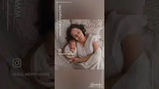 Neugeborenenbilder mit Mami