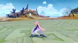 [Genshin Impact 2.1 leaks] Kokomi Gameplay Animations 2