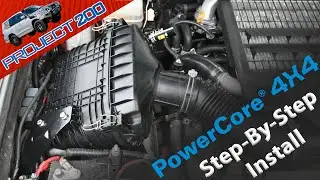 Donaldson PowerCore 4x4 XLC200K LandCruiser 200 air filter - Install & review in Project 200